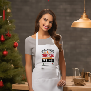 Новогодишна Престилка со Натпис: Cookie Baker