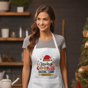 Новогодишна Престилка со Натпис: Christmas Cookie Baking Team