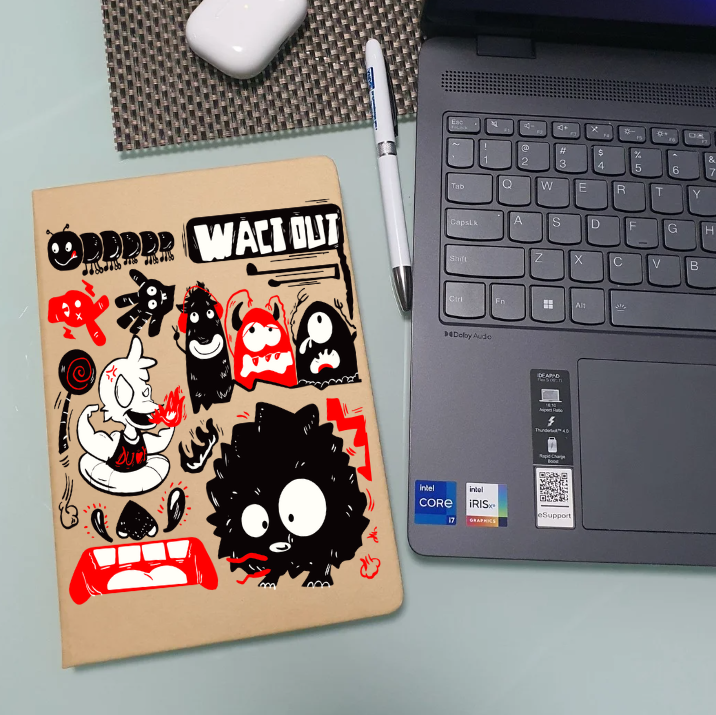 Тефтер за тинејџери со Wack Out Дизајн