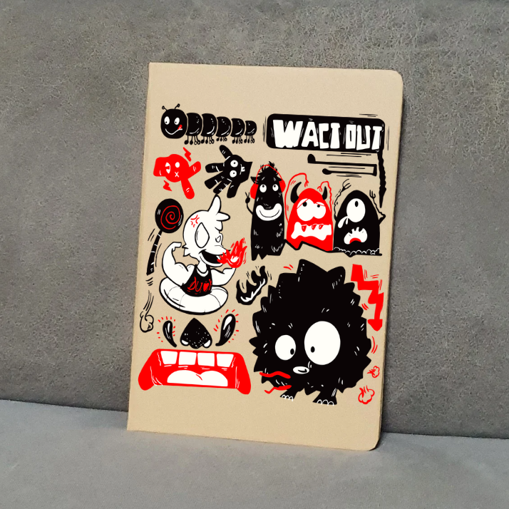 Тефтер за тинејџери со Wack Out Дизајн - Image 2