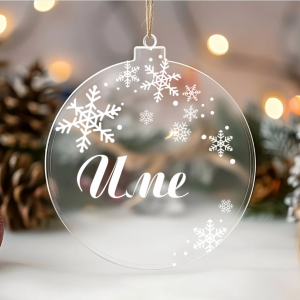 Новогодишни Лампиони - Персонализирани со Вашето Име